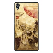 SO-03F-YCM2P0969-78 [docomo SO-03F Xperia Z2 オリジナル デザイン スマホケース 【花札風デザイン 鶴】]