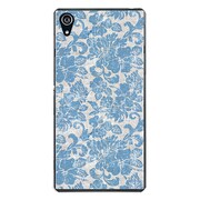 SO-03F-YCM2P0981-78 [docomo SO-03F Xperia Z2 オリジナル デザイン スマホケース 【ハイビスカス柄 ブルー】]
