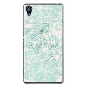 SO-03F-YCM2P0996-78 [docomo SO-03F Xperia Z2 オリジナル デザイン スマホケース 【BORABORA ナチュラルガール グリーン】]