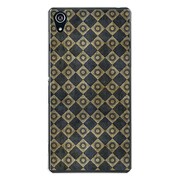 SO-03F-YCM2P1001-78 [docomo SO-03F Xperia Z2 オリジナル デザイン スマホケース 【タレベラタイル グランジ柄 グレー】]