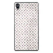 SO-03F-YCM2P1023-78 [docomo SO-03F Xperia Z2 オリジナル デザイン スマホケース 【豆絞り模様 白色】]