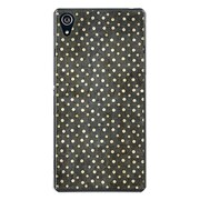 SO-03F-YCM2P1024-78 [docomo SO-03F Xperia Z2 オリジナル デザイン スマホケース 【豆絞り模様 灰色】]