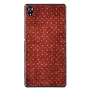SO-03F-YCM2P1027-78 [docomo SO-03F Xperia Z2 オリジナル デザイン スマホケース 【豆絞り模様 印度紅】]