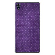 SO-03F-YCM2P1028-78 [docomo SO-03F Xperia Z2 オリジナル デザイン スマホケース 【豆絞り模様 紫色】]