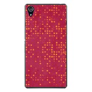 SO-03F-YCM2P1029-78 [docomo SO-03F Xperia Z2 オリジナル デザイン スマホケース 【ネオンライト クリムゾンオレンジ】]