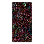 SO-03F-YCM2P1036-78 [docomo SO-03F Xperia Z2 オリジナル デザイン スマホケース 【デジタル サイケデリック パターン E】]