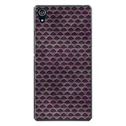 SO-03F-YCM2P1039-78 [docomo SO-03F Xperia Z2 オリジナル デザイン スマホケース 【青海波文様 藍紫】]