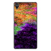 SO-03F-YCM2P1068-78 [docomo SO-03F Xperia Z2 オリジナル デザイン スマホケース 【レインボー モザイク】]