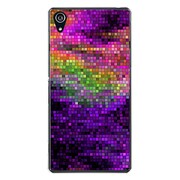 SO-03F-YCM2P1069-78 [docomo SO-03F Xperia Z2 オリジナル デザイン スマホケース 【レインボー モザイク】]
