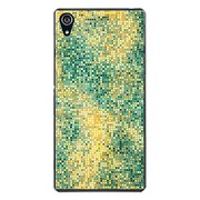 SO-03F-YCM2P1073-78 [docomo SO-03F Xperia Z2 オリジナル デザイン スマホケース 【レインボー モザイク ミニ】]