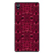 SO-03F-YCM2P1075-78 [docomo SO-03F Xperia Z2 オリジナル デザイン スマホケース 【万華鏡 模様 パターン A ピンク】]