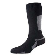 KE701 [Thin Mid Length Sock ミディアムレングス・ソック ス 薄手 ブラック L]