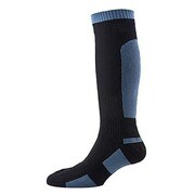 KE731 [Mid Weight Knee Length Sock ミディアムウェイト 膝丈ソックス 中厚 ブラック XL]