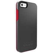 OTB-PH-000130 [iPhone 5s/5専用 Symmetry 耐衝撃ケース 液晶保護フィルム付 スレートグレー/スカーレットレッド CARDINAL]