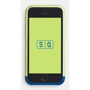 SQDRB500-LMB [Duralumin Bumper for iPhone5s/5 LimeBlue]