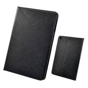 iPad mini Retina専用 手帳型レザージャケット ブラック BG-IPM-BK