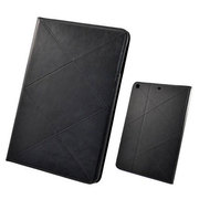 iPad Air専用 手帳型レザージャケット ブラック BG-IPA-BK