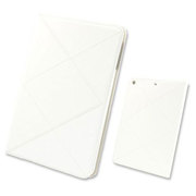 iPad Air専用 手帳型レザージャケット ホワイト BG-IPA-WH