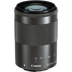 新品 Canon キャノン 望遠ズームレンズ EF-M55-200 シルバー