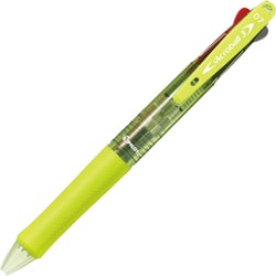 多色ボールペン アクロボール3 油性ボールペン 0.7mm 細字 黒・赤・青 クリアソフトグリーン BKAB-40F-CSG