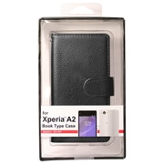 J-XPA2-03BK [Xperia A2 SO-04F専用 手帳型ケース ブラック]