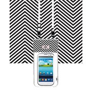 スマートフォンファッション防水ポーチ BK＆WH