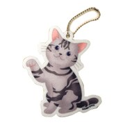 にゃんこフェルトキーホルダー アメリカンショートヘアー [キャラクターグッズ]