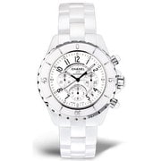 オートマティック J12 クロノグラフ 41mm ホワイト セラミック 並行輸入品 H1007