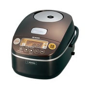 圧力IH炊飯器 5.5合炊き 極め炊き 羽釜リングつきプラチナ厚釜 ブラウン NP-BC10-TA