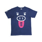BU1132360 [美豚シリーズ BUU美豚 つむぎ天竺半袖Tシャツ M 藍 インディゴ]