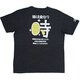 BU1132373 [時は金なり つむぎ天竺半袖Tシャツ M 漆黒 ブラック]