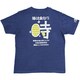 BU1132373 [時は金なり つむぎ天竺半袖Tシャツ L 藍 インディゴ]