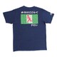 BU1132387 [ここらでドロン つむぎ天竺半袖Tシャツ M 藍 インディゴ]