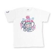 BU1142180 [ニューヨークスタイル クルーネック つむぎ天竺半袖Tシャツ M 美白 オフホワイト]