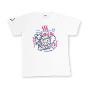 BU1142180 [ニューヨークスタイル クルーネック つむぎ天竺半袖Tシャツ L 美白 オフホワイト]