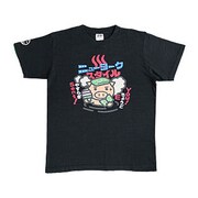 BU1142180 [ニューヨークスタイル クルーネック つむぎ天竺半袖Tシャツ LL 漆黒 ブラック]