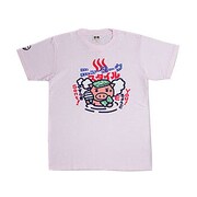 BU1142180 [ニューヨークスタイル クルーネック つむぎ天竺半袖Tシャツ M 桃 ライトピンク]