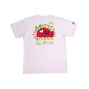 BU1142215 [おめでタイ つむぎ天竺半袖Tシャツ M 桃 ライトピンク]
