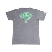 BU1142222 [蛸焼きクルーネック　つむぎ天竺半袖Tシャツ L 銀鼠 ミディアムグレー]
