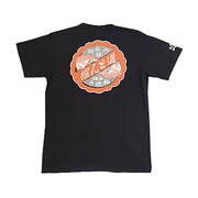 BU1142223 [大阪名物鯛やき つむぎ天竺半袖Tシャツ M 漆黒 ブラック]