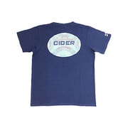 BU1142224 [サイダークルーネック つむぎ天竺半袖Tシャツ LL 藍 インディゴ]