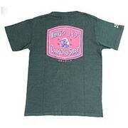 BU1142264 [ダイコク石鹸クルーネック つむぎ天竺半袖Tシャツ L 海松 ダークグリーン]