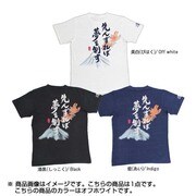 BUB0832 [言魂シリーズ 先んずれば夢を制す つむぎ天竺半袖Tシャツ LL 美白 オフホワイト]