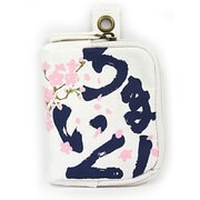 言魂ことだま うまくいく フック付き コインケース ホワイト BUZ040010