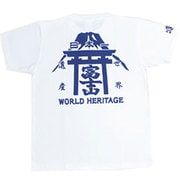 BU1132436 [富士山世界遺産登録記念 鳥居富士山 半袖Tシャツ M オフホワイト]