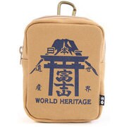 日本一富士山 フック付き ポーチ ベージュ BUZ040243