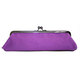 6寸がま口ペンケース 無地 パープル BUZ040213