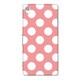 Z2-70215 [70215 ドット柄 ピンクベース白ドット XperiaZ2 SO-03F / MF]