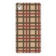 Z2-70216 [70216 チェック柄 赤茶色 XperiaZ2 SO-03F / MF]