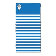 Z2-70218 [70218 ボーダー Btype水色 XperiaZ2 SO-03F / MF]